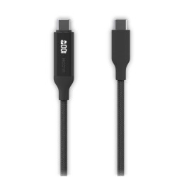 Cablu USB-C UniFi Ubiquiti cu Afișaj Putere Încărcare 100W, 0,3 m, Negru, UACC-Cable-USB-100W-0.3M-BK